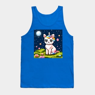 Rainbow Cartoon Unikitty Tank Top